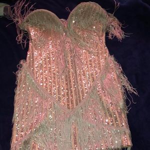 Beautiful Fringe Sequin dress. Only worn once!